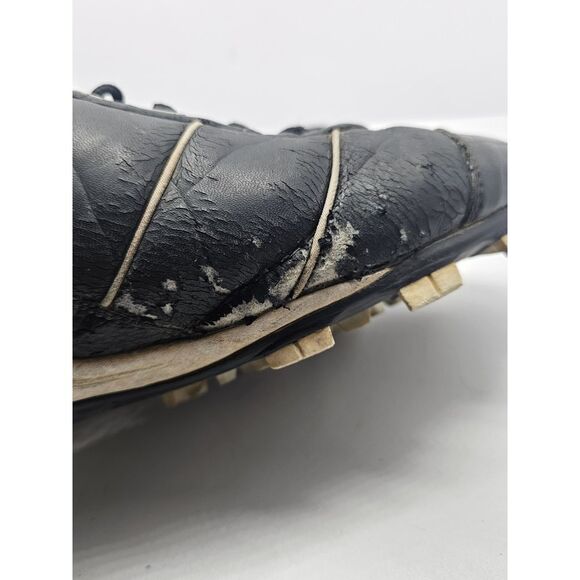 Vintage Air Jordan Jeter Molded Cleats Shoes‎ Black & White 2005 Size 12 - Picture 7 of 15